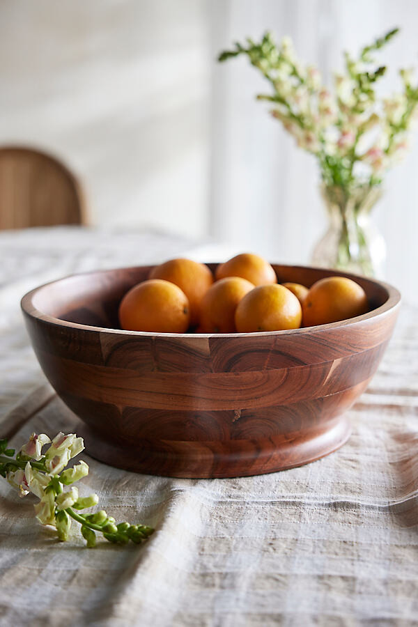 Acacia Wood Serving Bowl at Terrain