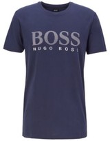 Thumbnail for your product : BOSS Relaxed-fit beach T-shirt with foil logo
