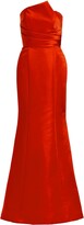Thumbnail for your product : Amsale Duchesse Asymmetric Mermaid Gown