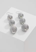 Thumbnail for your product : Miss Selfridge BALL Earrings silvercoloured