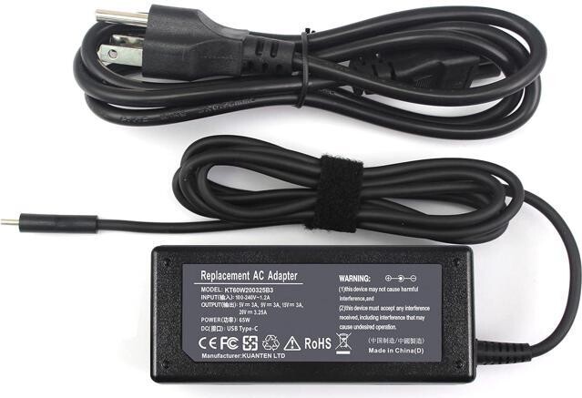 usbroway 65W 45W 20V 3.25A USB C Type-C AC Adapter Charger for Samsung Notebook 9 Pen Pro NP930SBE NP930MBE NP950SBE Series 7 Spin NP750QUA-K01US NP750QUB...