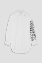 Hugo laser-cut cotton-poplin shirt 