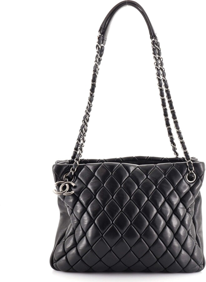 Chanel New Bubble Tote Quilted Calfskin Small - ShopStyle