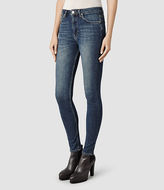 Thumbnail for your product : AllSaints Stilt Jeans/Washed Indigo
