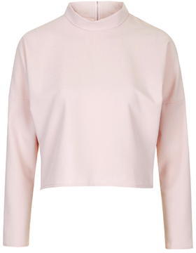 Topshop Womens **High Neck Top by Love - Blush