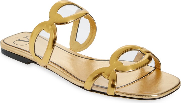 Valentino Garavani 1967 Chain Slide Sandal - ShopStyle
