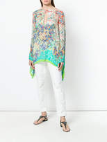Thumbnail for your product : Etro mixed print long-line blouse