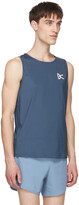 Thumbnail for your product : District Vision Blue Air Wear Singlet Tank Top