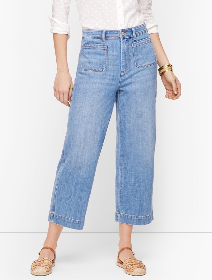 talbots crop jeans