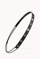 Thumbnail for your product : Forever 21 Faux Leather Cross Headband
