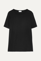 Thumbnail for your product : HANDVAERK Pima Cotton-jersey T-shirt - Black