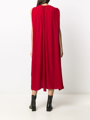Acne Studios Draped Sleeveless Midi Dress