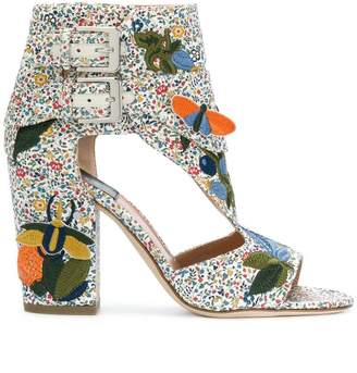 Laurence Dacade embroidered high hell sandals