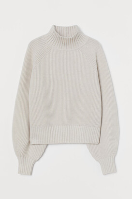 H&M Ribbed wool-blend jumper