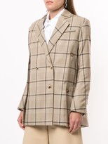 Thumbnail for your product : Eudon Choi Double Breasted Checked Blazer