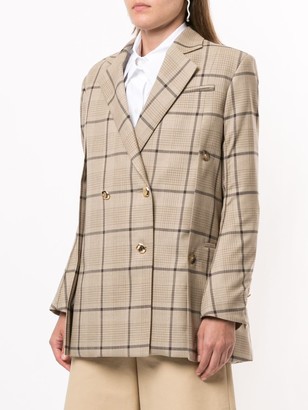 Eudon Choi Double Breasted Checked Blazer