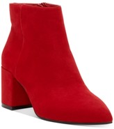 Macys womens red booties Clearance