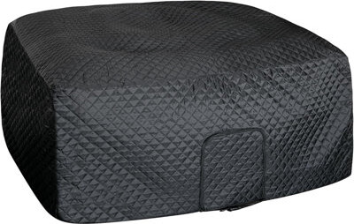 DESIGN SHOP BY SHELL 72''X27'' Square Insulated Inflatable Hot Tub Thermal Cover, Energy Efficient Hot Tub Cover With Zipper Door, Inflatable Hot Tub Full Coverage For Kee
