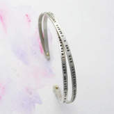Thumbnail for your product : Soremi Jewellery Personalised Double Band Bracelet With Gold Rivet