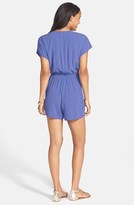 Thumbnail for your product : Everly Surplice Romper (Juniors)