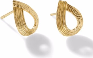 John Hardy 18kt yellow gold Bamboo earrings