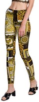 Thumbnail for your product : Versace Barocco Patchwork-Print Leggings