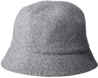 August Hat Company Applique Melton Cloche (Grey) Caps