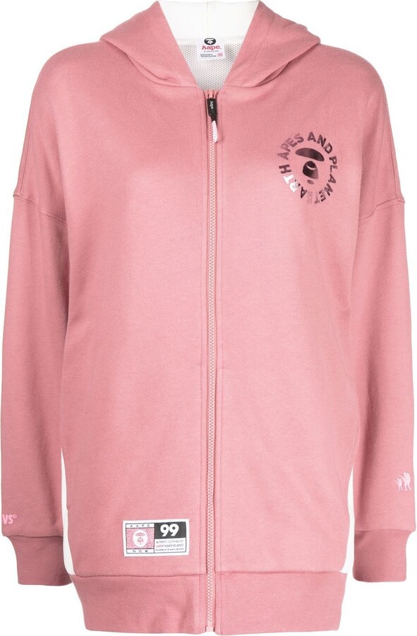 Pink Zip Hoodie | Shop The Largest Collection | ShopStyle
