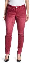 Thumbnail for your product : SLINK JEANS Ripped Knee Stretch Skinny Jeans (Plus Size)