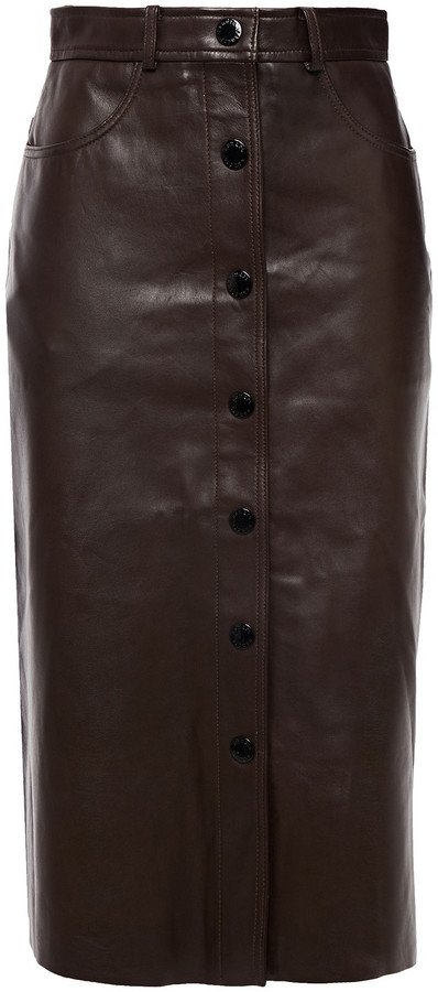 red leopard wrap skirt