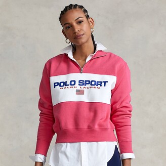 three quarter zip fleece womens