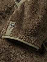 Thumbnail for your product : Beams Mil Oversized Reversible Fleece And Nylon Hooded Parka