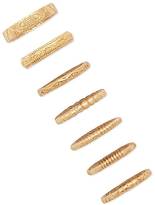 Thumbnail for your product : Forever 21 Etched Band Ring Set