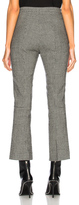Thumbnail for your product : R 13 Skinny Kick Flare Trouser Pant in Black,Checkered & Plaid.