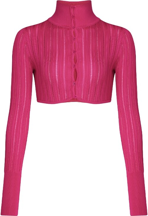 Alaia Ribbed Crop Top