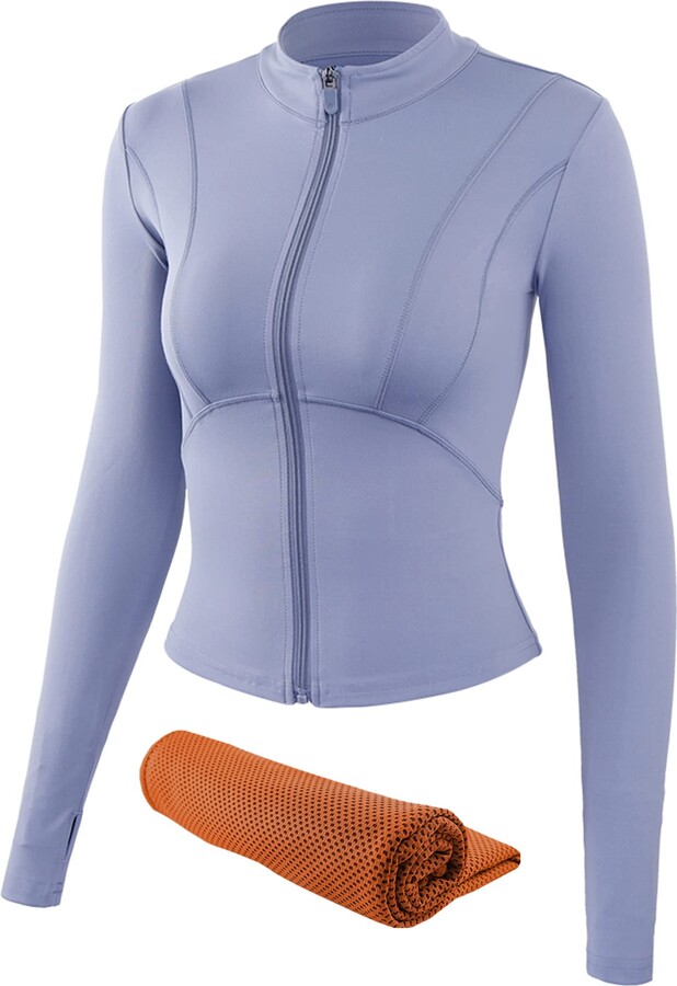 Yoga Jacket With Thumb Holes