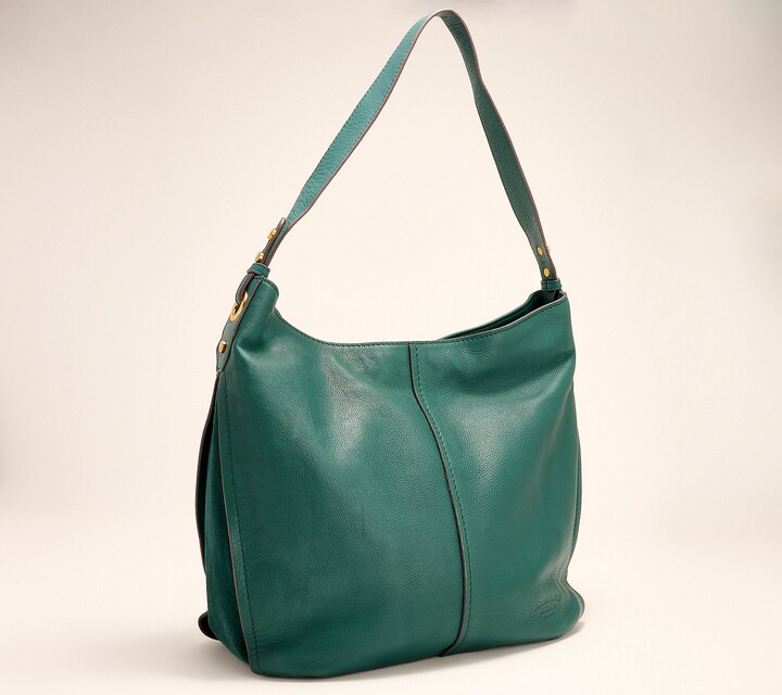 American Leather Co. As Is Summit Large Zip Top Hobo