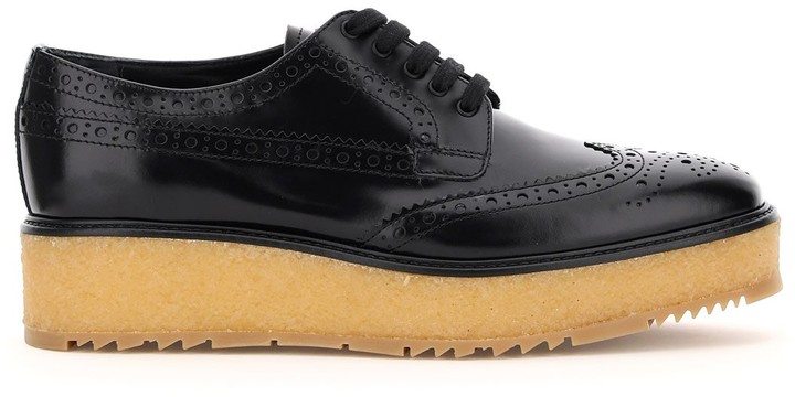 prada platform brogues