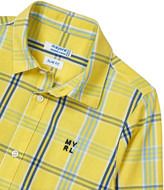 Thumbnail for your product : Mayoral Boy's Windowpane Plaid Button-Down Shirt, Size 3-7