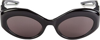 Balenciaga 55MM Oval Sunglasses