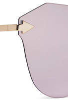 Thumbnail for your product : Karen Walker Dancer Cat-eye Rose Gold-tone Mirrored Sunglasses