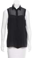 Thumbnail for your product : Versace Sleeveless Silk Top