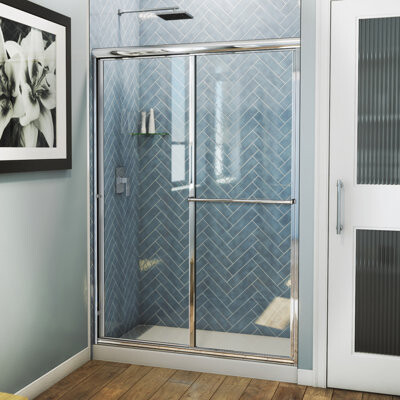 Arizona Shower Door 56'' - W x 70'' H Door with