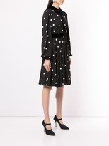 Thumbnail for your product : Dolce & Gabbana Polka-Dot Velvet-Trim Dress