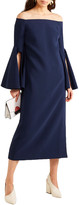 Thumbnail for your product : Ellery Gertie Off-the-shoulder Crepe Midi Dress
