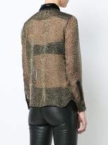 Thumbnail for your product : Amiri sheer leopard print shirt