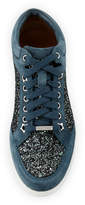 Thumbnail for your product : Jimmy Choo Miami Coarse Glitter Sneakers