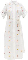 Thumbnail for your product : ALÉMAIS Alemais - Under The Sea Embroidered Shirt Dress - Ivory