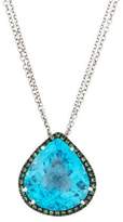 Thumbnail for your product : Roberto Coin 18K Topaz & Tsavorite Pendant Necklace