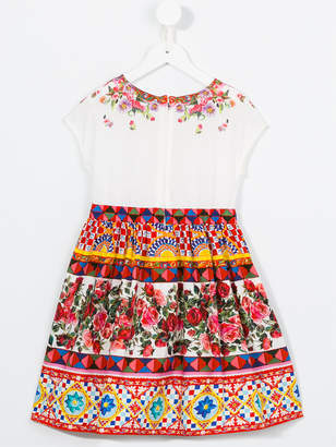 Dolce & Gabbana Kids printed dress